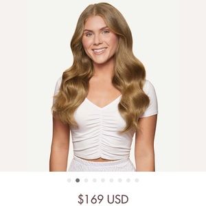 Luxy clip in hair extensions, Bronde